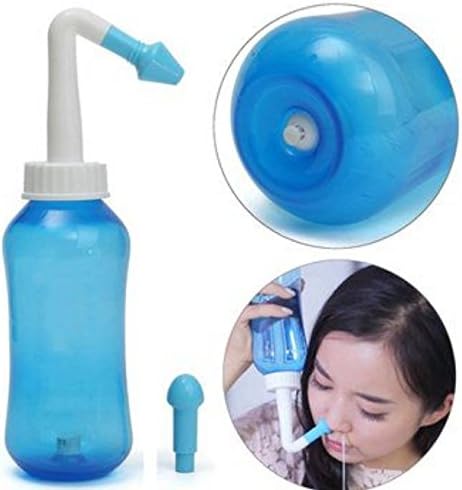 Nasal Nose Wash Clean Irrigator Allergies Relief Pressure Rinse Neti