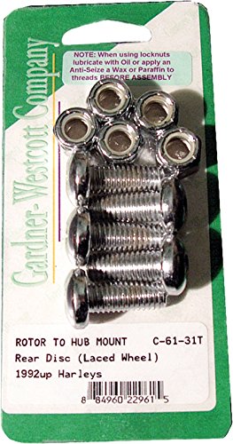 Click Here to See More Images Gardner-Westcott Rotor Torx Screw Set C-61-31T