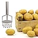 Premium Potato Masher & Ricer - Stainless Steel - Enjoy Tasty Mash Potatoes in Minutes - Unique Design - Long Lasting & Durable - Free Cleaning Brush