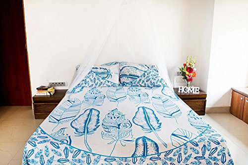 Handmade Queen Size Ombre Mandala Tapestry - Indian Bohemian Wall Hanging / Bedspread - Gold