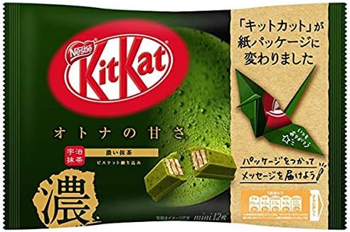 Amazon キットカット ミニ オトナの甘さ 濃い抹茶 １２枚 ３６袋 １２袋 ３ケース Nestle ネスレ チョコレート菓子 通販