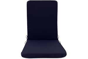 4Pcs Outdoor Chair Cushions, Lawn Chair Cushions, High Back Outdoor Chair Cushion, 60x40cm Patio Dining Chair Cushion with Wa