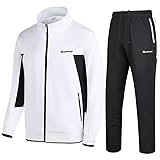 PUMPITU Men's Casual Athletic Tracksuit Long Sleeve
