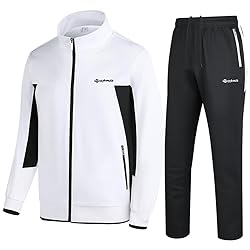 PUMPITU Men's Casual Athletic Tracksuit Long Sleeve
