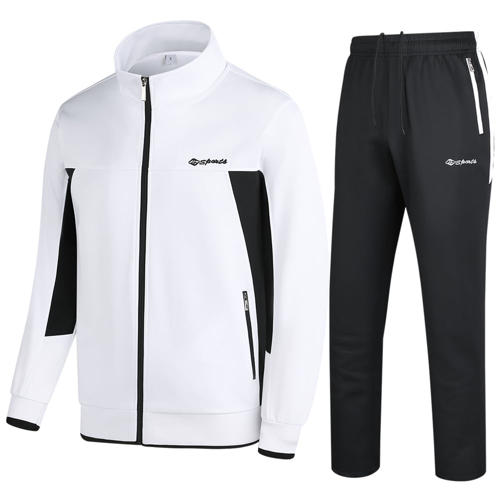 PUMPITU Men's Casual Athletic Tracksuit Long Sleeve