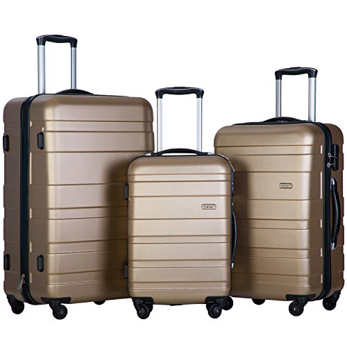 Merax Afuture 3 Piece Luggage Set Lightweight Spinner Suitcase Merax Afuture 3 Piece Luggage Set Lightweight Spinner Suitcase