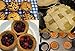 Maxi Nature Pack of 12 Mini Pie Muffin Cupcake Pans Egg Tart Bakeware - 3 Inch Tins - 12 Molds NonStick Black Bakeware