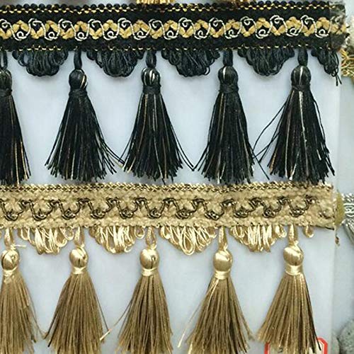 Isali 14m/lot Europe Luxury Curtain lace Accessories for Home Curtain lace Curtain Materials Tassel Jewelry Curtain Trims #20 - (Color: Color 7) - Thumbnail 7