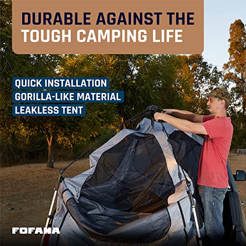 Truck Bed Tent Quick & Easy Automatic Setup Pickup Truck Tent for Mid & Full Size Camper