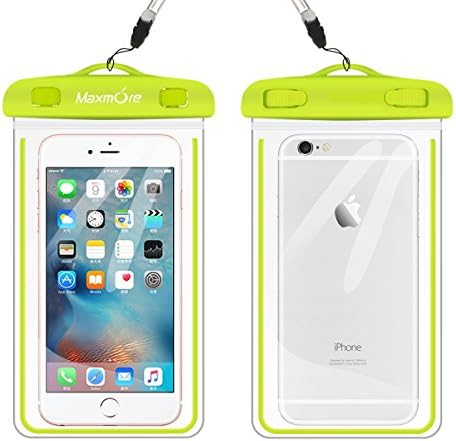 Maxmore Universal Water Resist Swimming Dry Bag Waterproof Music Player Cellphone Case Pounch for Iphone Samsung HTC LG Sony Nokia Motorola or up to 6.0" Diagonal phone &amp; Device for Underwater Sports