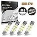Partsam 44mm Festoon LED Light Bulbs Cap Lamps Car Interior Dome Map Reading Lights 561 562 564 570 571 577 578 211-2 212-2 214-2 Bulbs - White 4Pcs