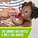 Baby Alive Finger Paint Baby: Black Hair Doll, Drinks & Wets, Doll Accessories Includes Art Supplies, Bottle and Diaper, Great Doll for 3-Year-Old Girls & Boys and Up