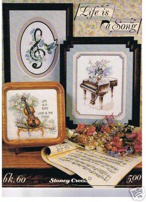 Life Is a Song: Counted Cross-Stitch by (Pamphlet)