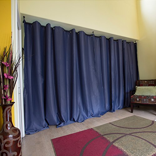 Room/Dividers/Now Hanging Room Divider Kit Small A, 8ft Tall x 3ft 4ft 8in Wide (Harbor Blue