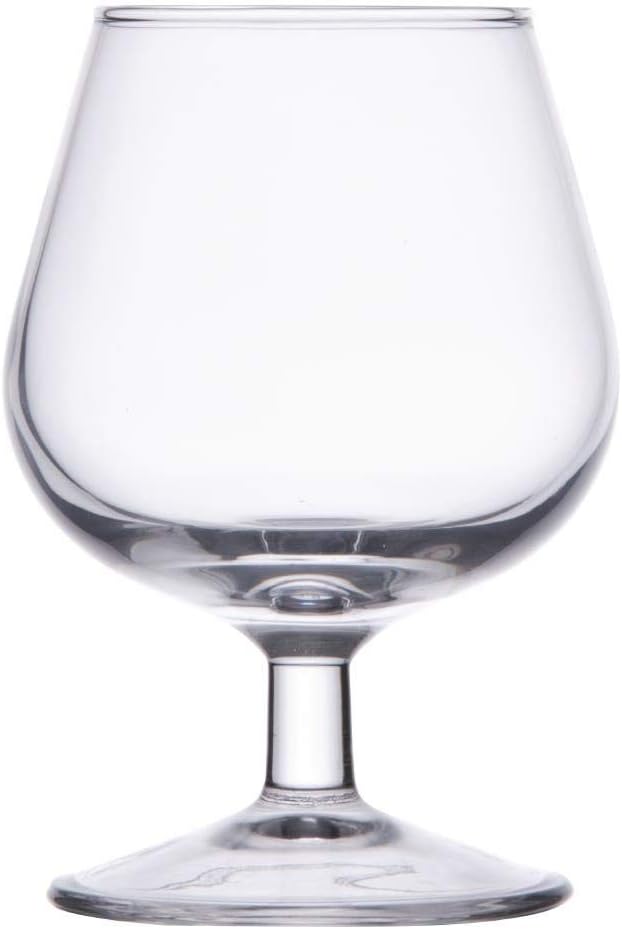 Arcoroc DP093 Brandy Cognac Glasses, 150 mL (Pack of 12), Without Volume Indicator