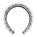 SeasonsTrading French Maid Headband with White Lace Ruffles - Halloween Costume Accessory