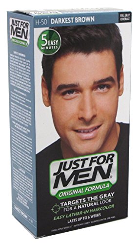 Just For Men Shampoo In #H-50 Haircolor Darkest Brown (6 Pack)