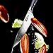 VIPON Professional Chef 8 inch High Carbon Stainless Steel Kitchen Knife-Razor Sharp Durable Blade&Ergonomic Pakka Wood Handle-Guard Included