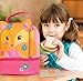 Stephen Joseph Girls Sidekick Fox Backpack and Lunch Pal with Flower Zipper Pull