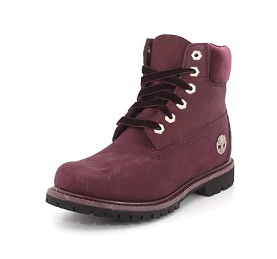 timberland burgundy shoes