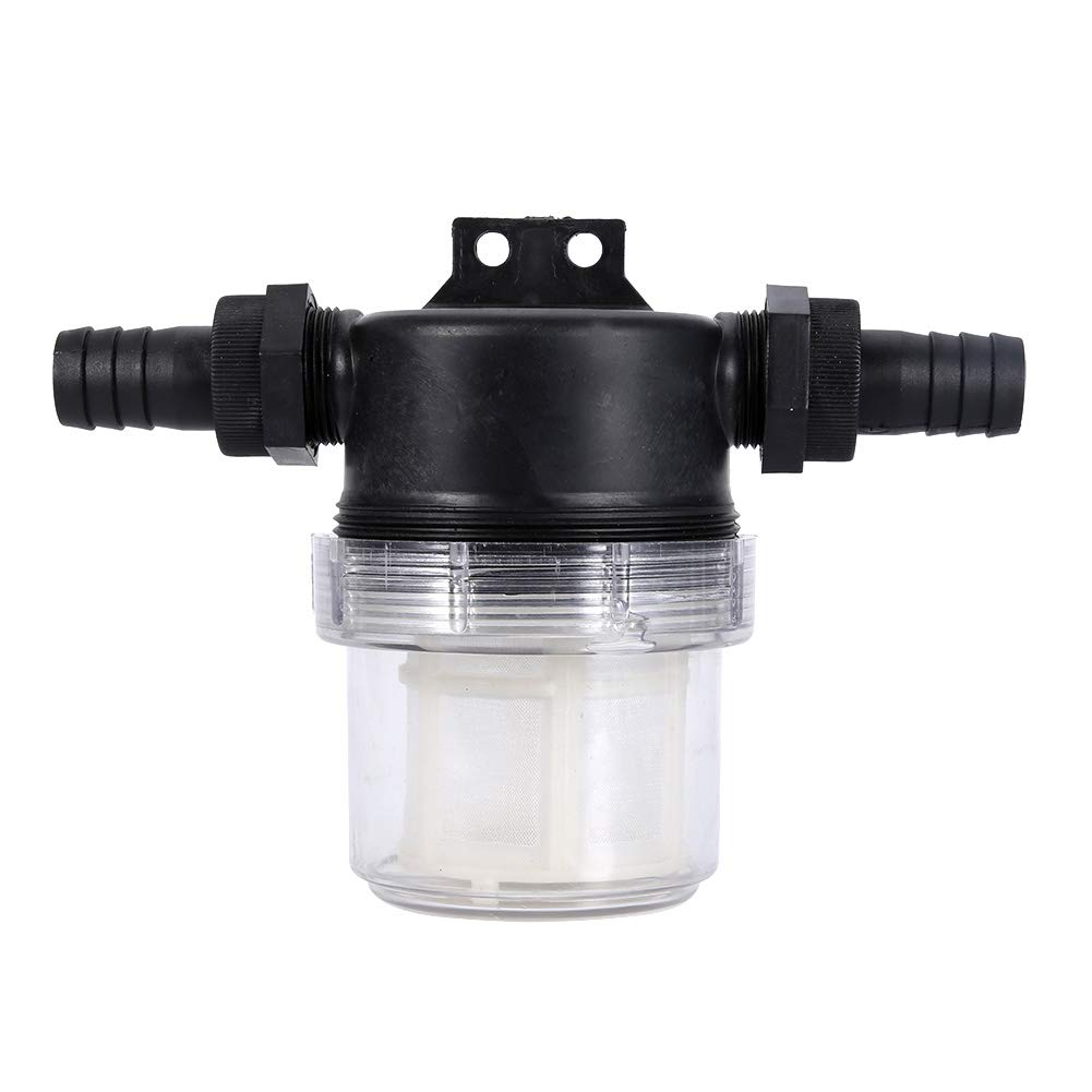 Pump Filter, Transparent Inline Mesh Strainer Filter, Irrigation High for Garden Irrigation Interface Pipes, Filters, Pesticide Accessories
