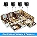 Hidden Camera, Spy Camera with Remote Viewing, 1080P HD H.264 Nanny Camera with Motion Detection for Home Office Security Surveillance, No Audio
