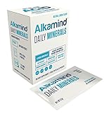 AlkaMind Daily Minerals Single Serve Packets to GET OFF YOUR ACID! 4 Pure Minerals to Alkalize & Replenish and Balance Your Body's pH - Delicious Natural Lemon Flavor