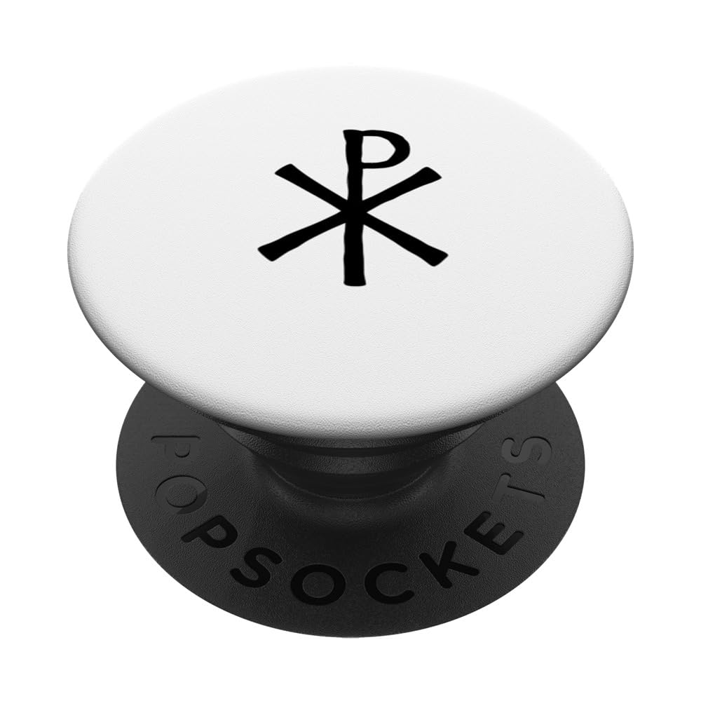 Ancient Christian Symbols Christogram Chi Rho Product PopSockets Swappable PopGrip