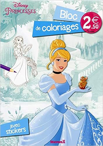 Disney Princesses Bloc De Coloriages Avec Stickers Amazon Fr Disney Livres
