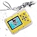 Waterproof Kids Digital Camera, Underwater Action Camera with 2-Inch LCD 12MP HD Video Underwater Camcorder for Children Boys Girls Gift Toys (Yellow)