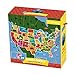 Mudpuppy Map Of USA - Jumbo 25 Piece Jigsaw Floor Puzzle Featuring States, Capitals, and More!