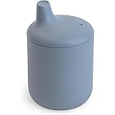 mushie 100% Silicone Baby Sippy Cup | 6 Months+ (Tradewinds)