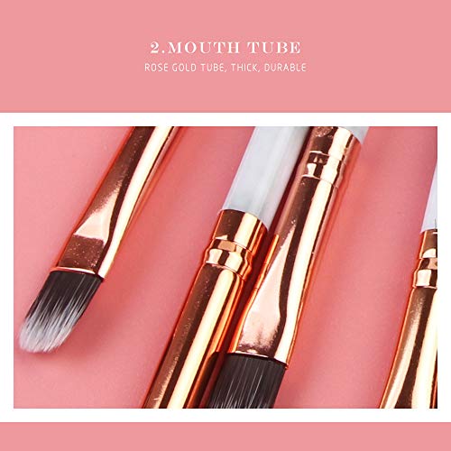 Perfect Best Gifts for Women!!! Jumberri 7Pcs Multifunctional Marble Makeup Brush Concealer Eyeshadow Brushes Set Makeup Tool Kit Cosmetic