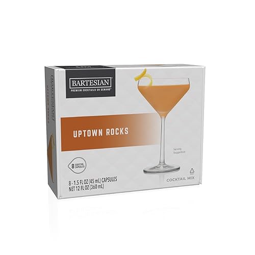 Bartesian Uptown Rocks Mixer Capsules for Cocktail Machine – Home