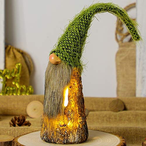 Christmas Green Gnome Light