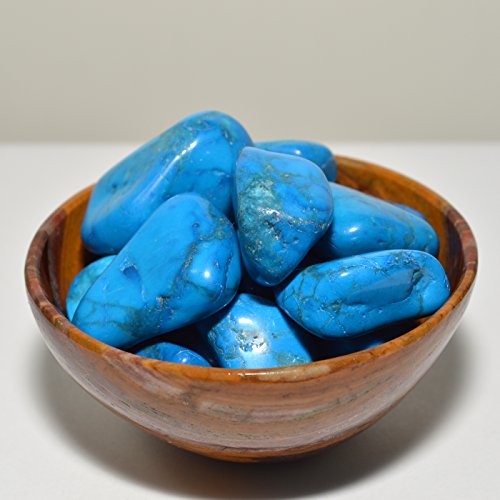 Blue Howlite Stone Cabochon Turquoise Color Stone Pebble Mineral Crystal Cab from Africa- 5PCS