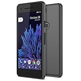 Google Pixel 2 Case, Maxboost [mSnap Series] Thin Cases [Perfect Fit] [Black] EXTREME Smooth Surface with Anti-Slip Matte Coating for Excellent Grip Hard Protective PC Covers for Google Pixel 2 (2017)
