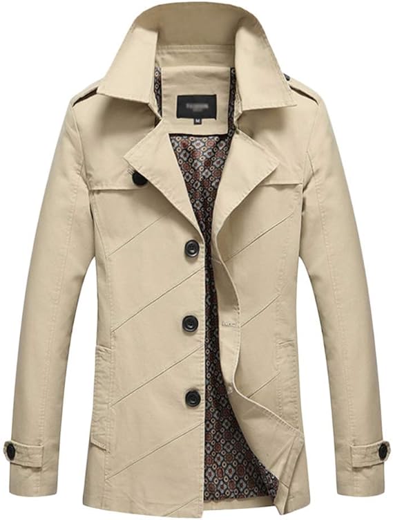 Men's Bomber Jacket Business Jacket Casual Unique Jacket Parker Jacket