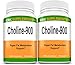 2 Bottles Choline Bitartrate 900mg Per Serving 180 Total Capsules KRK Supplements