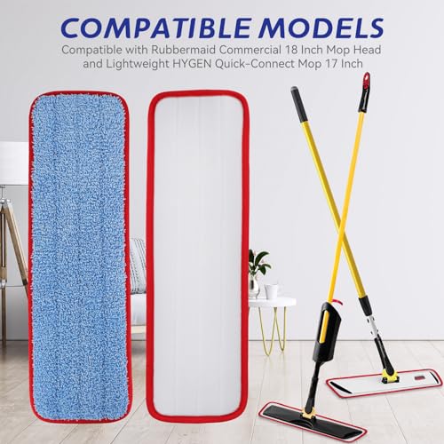Replacement Microfiber Pad for Rubbermaid Commercial 18.5 Inch Mop Head - 10 photo 8