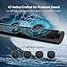 cowin TV Sound Bar, Upgraded Soundbar for TV 43-Inch 40W 2.0 Channel Wireless & Wired Bluetooth Sound Bars Home Theater Surround Speakers Incl Optical Cable, RCA, Aux Cable, Remotethumb 1