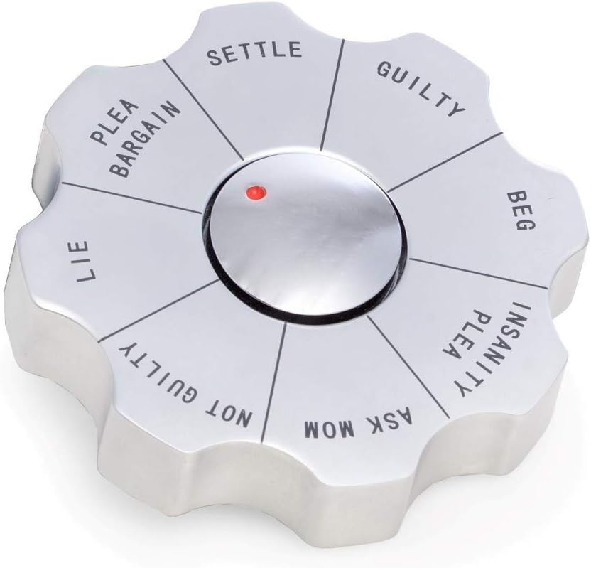 SNAK Legal Lawyer Decision Maker Law Office Desk Spinner Paperweight