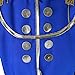 FREE BEAUTY Blue Boys Prince Charming Costume-Kids Halloween Christmas Party Cosplay Prince Costumes with Belt (S)