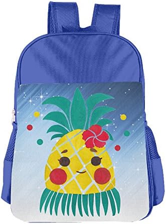 Yanhong Miss Hawaiian Pineapple Kid School Bookbag Backpack For 4-15 RoyalBlue