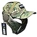NO B Tactical Foldable Mesh Mask with Ear Protection for Airsoft Paintball with Adjustable Baseball Cap