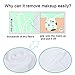 KinHwa Reusable Face Cloths Soft Makeup Remover Cloth Microfiber Washcloths Facial Cleaning for Women 12inch x 12inch 6 Pack White
