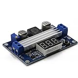RioRand Adjustable Boost 3~35V to 3.5~35V 5/12V DC Regulated Power Supply Voltage Converter Module with Digital Voltmeter