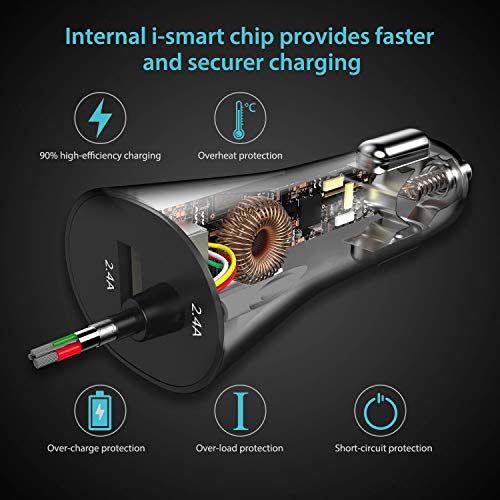 image for Syncwire iPhone USB Car Charger - Upgrade 4.8A/24W Car Charging Adapte