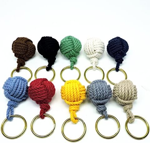 Nautical Colors Rope Keychain