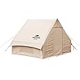 Naturehike Large Inflatable Camping Tent Camping Tent with Pump Easy Setup Waterproof Windproof Mesh Windows and Door Glamping Tent 6.3/12/13.2/17.2㎡